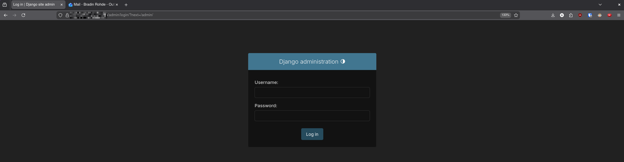 Admin Page