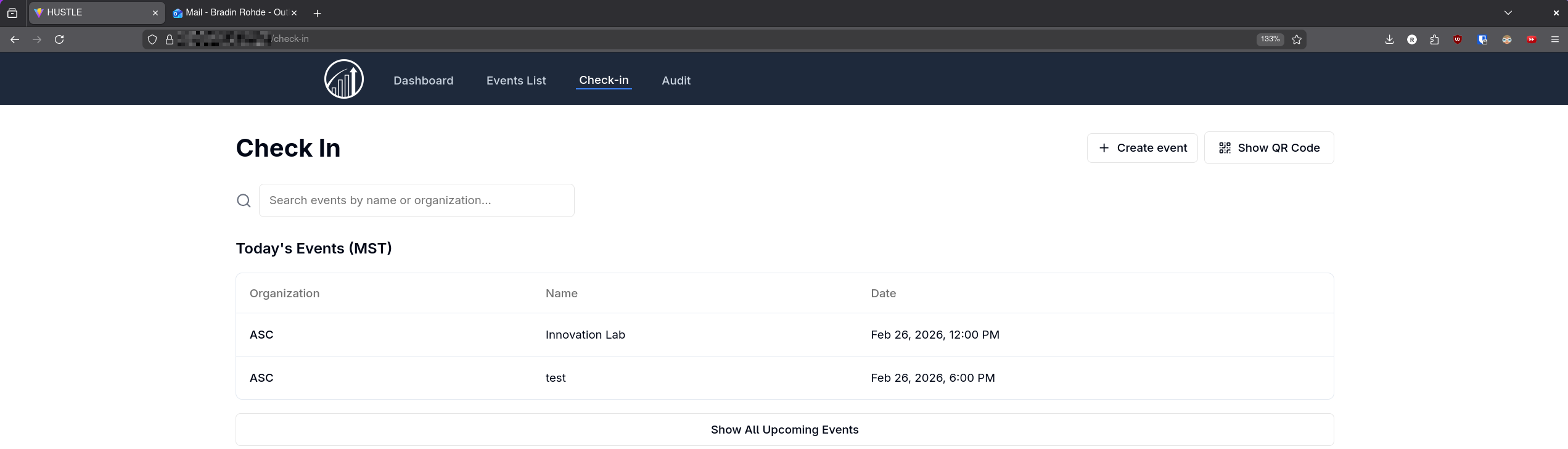 Check-In Dashboard